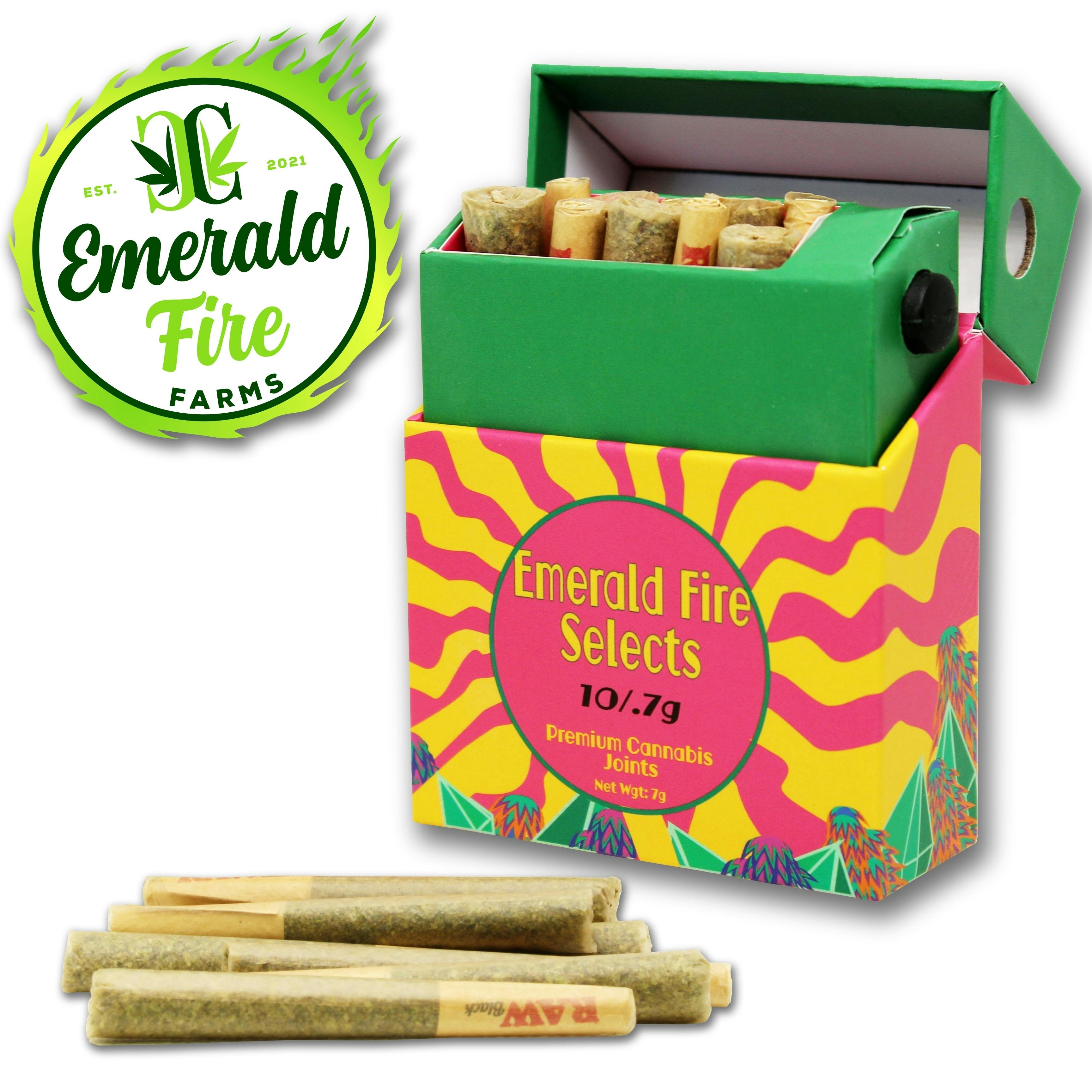 Emerald Fire Farms Pre-Roll 10pk Sherb Creme Pie