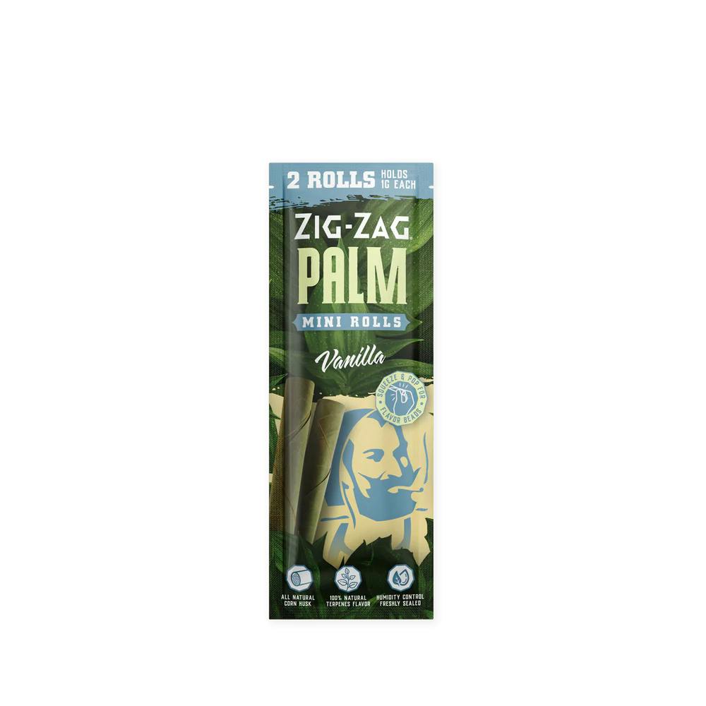 Zig Zag Mini Palm Rolls 2pk Vanilla