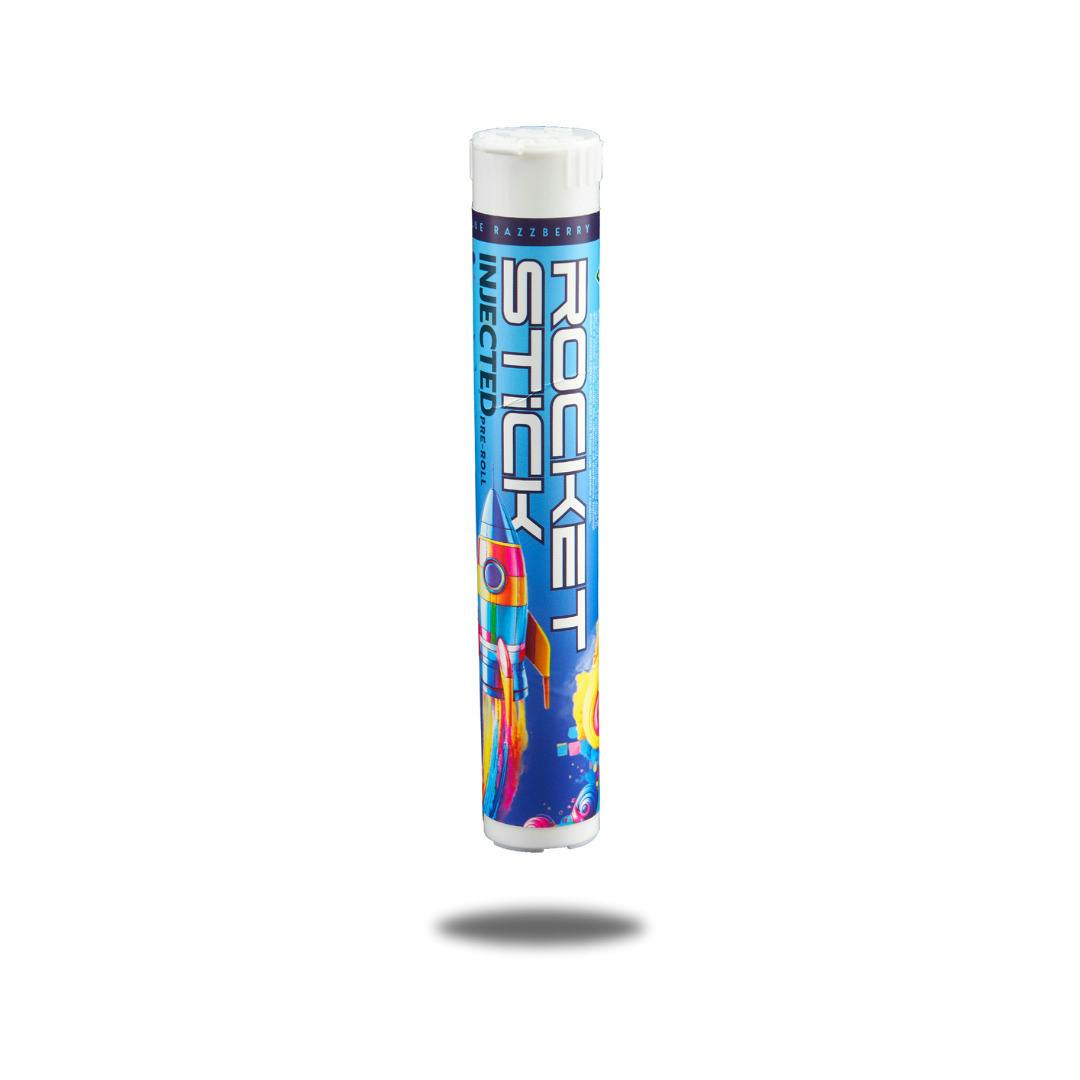 Rocket Stick Injected Pre-Roll 1.2g Blue Razzberry at Emerald Fire Farms and Provisioning Center