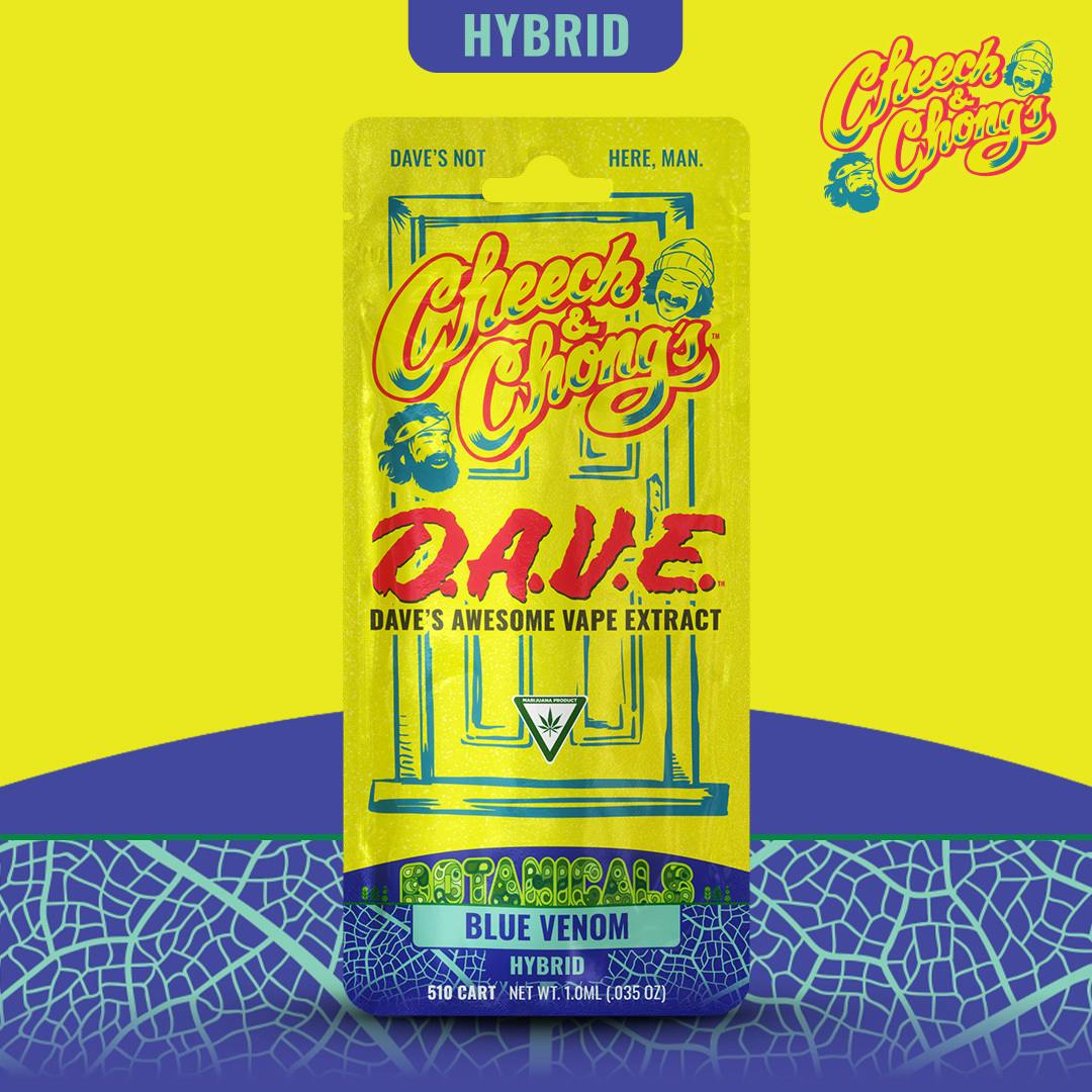 Cheech & Chong Cartridge 1g Blue Venom at Emerald Fire Farms and Provisioning Center