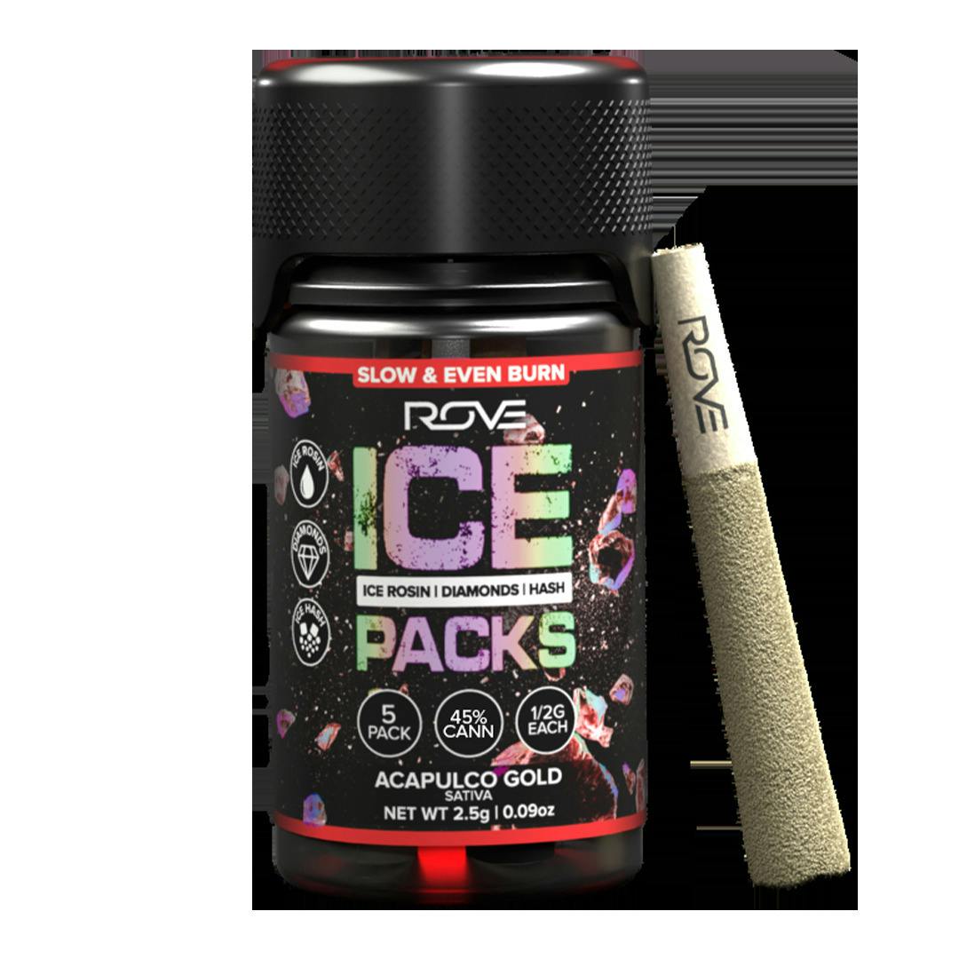 Rove Ice Packs Triple Infused Pre-Roll 6pk Sativa Acapulco Gold