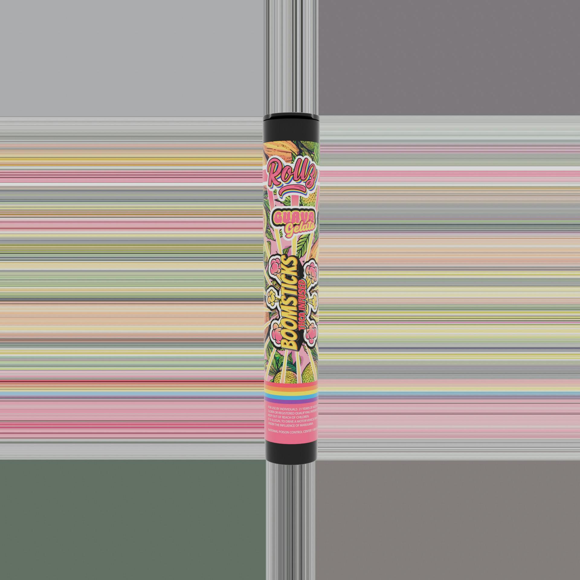 Boomsticks THCA Infused Pre-Roll 1g Guava Gelato at Emerald Fire Farms and Provisioning Center