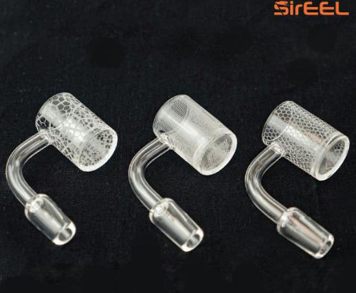 SirEEL Etched Quartz Bucket Bangers - 14mm Male