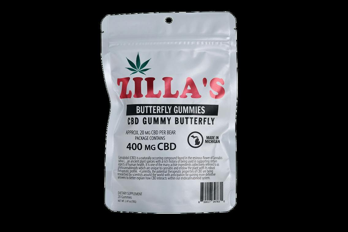 Zilla's CBD Fruity Butterfly Gummies