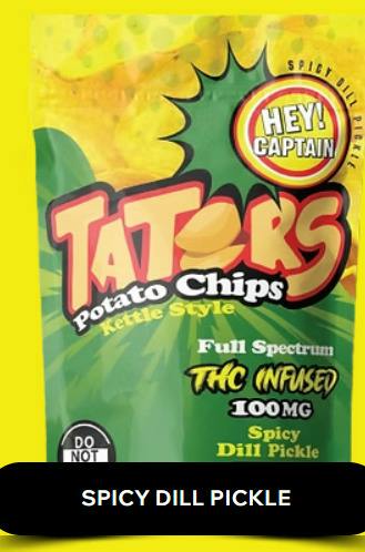 Hey! Captain Edibles Spicy Dill Pickle Tators