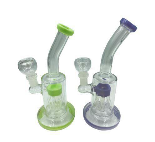 8" Slime Bent 6-Arm Tree Perc Hanger Bong