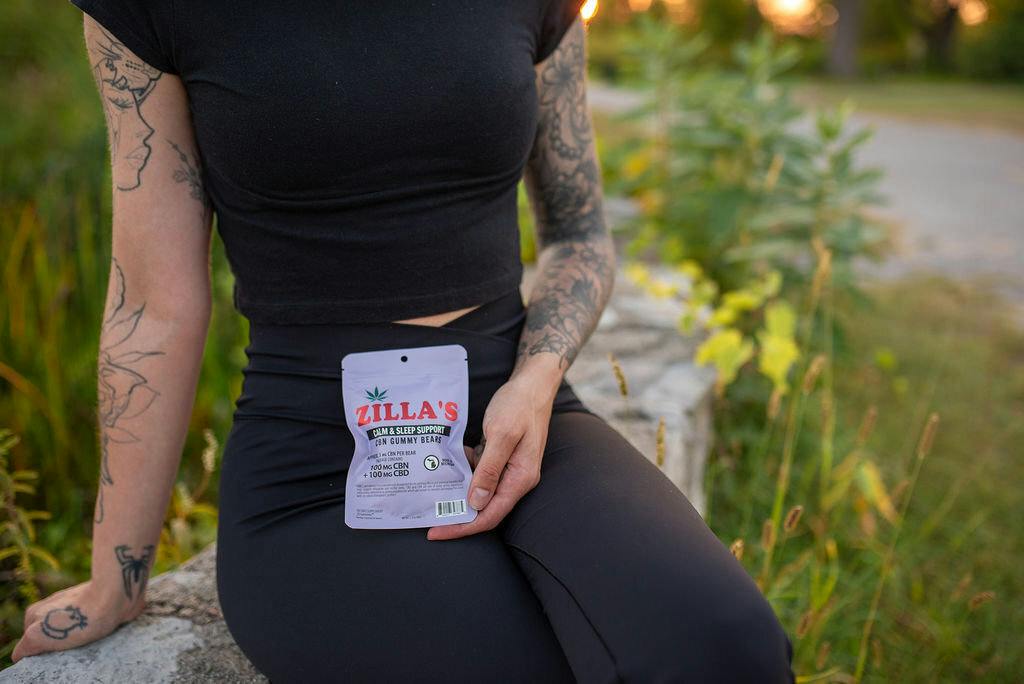 Zilla's CBD:CBN Calm & Sleep Support Gummy Bears 100: