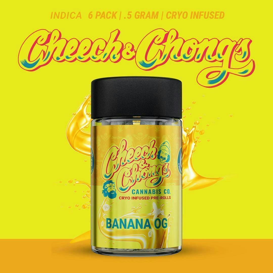Banana OG | Cryo Infused Minis | 0.5g each | 6pk by Cheech and Chong - Michigan