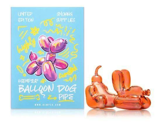 4" Hemper Balloon Dog Hand Pipe