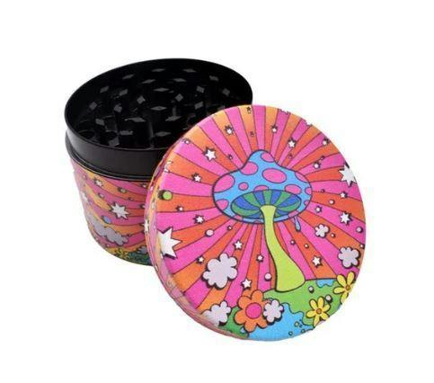 63mm 4 Part Grinder - Shrooms