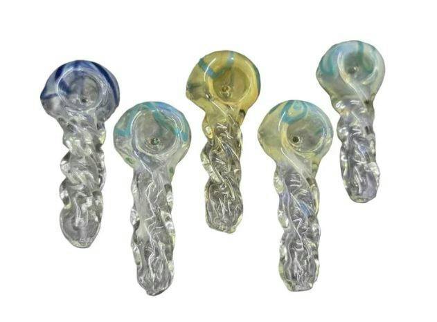 3" Twisted Frit Hand Pipe