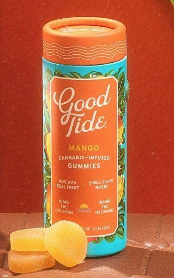 Good Tide Hash Rosin Gummies 200mg Mango