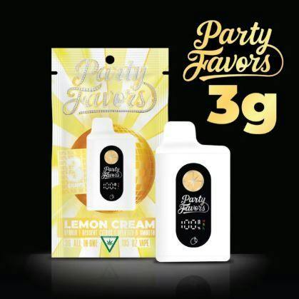 Party Favors Disposable 3g Lemon Cream