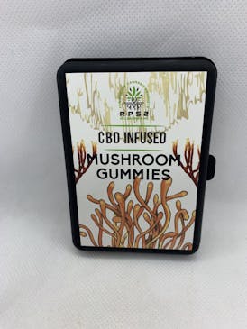 CBD Mushroom Gummies - Uplifting with Cordyceps and Lion's Mane - 30mg CBD Each - 12 Pack - 360mg