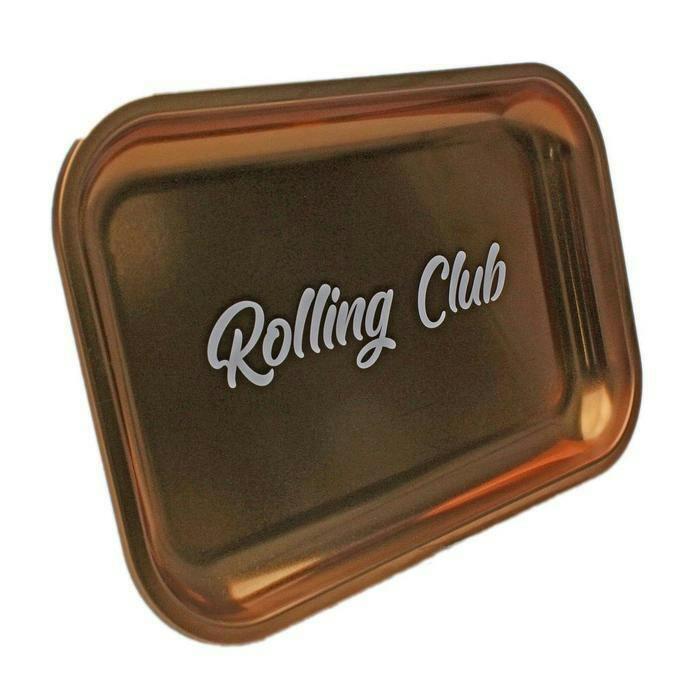 Rolling Club Metal Rolling Tray - Gold - Medium