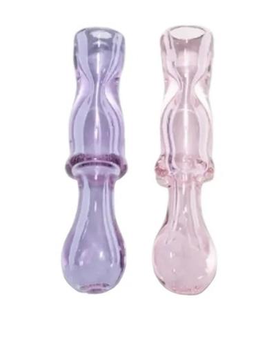 3" Lucent Ring Chillum Glass Hand Pipe