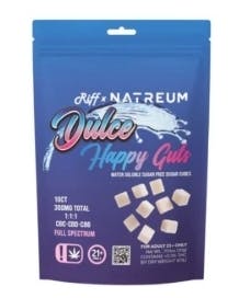 Dulce x Natreum Happy Guts Sugar Free Sugar Cubes at Winona Dispensary | Local Cannabis Dispensary