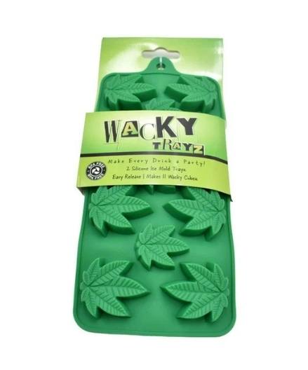 Wacky Trayz Silicone Ice Mold Trayz - Pot Leaf