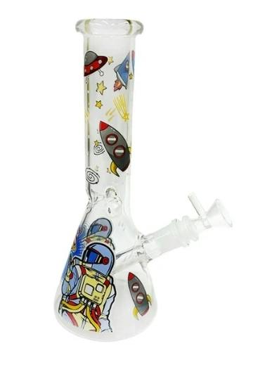 10″ R&M Glass Bong Beaker bottom Water Pipe