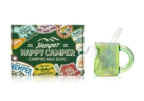 5.5” Hemper Happy Camper Campfire Mug Bong