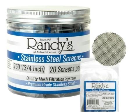 Randy's .750" Stainless Steel Screen at Winona Dispensary | Local Cannabis Dispensary