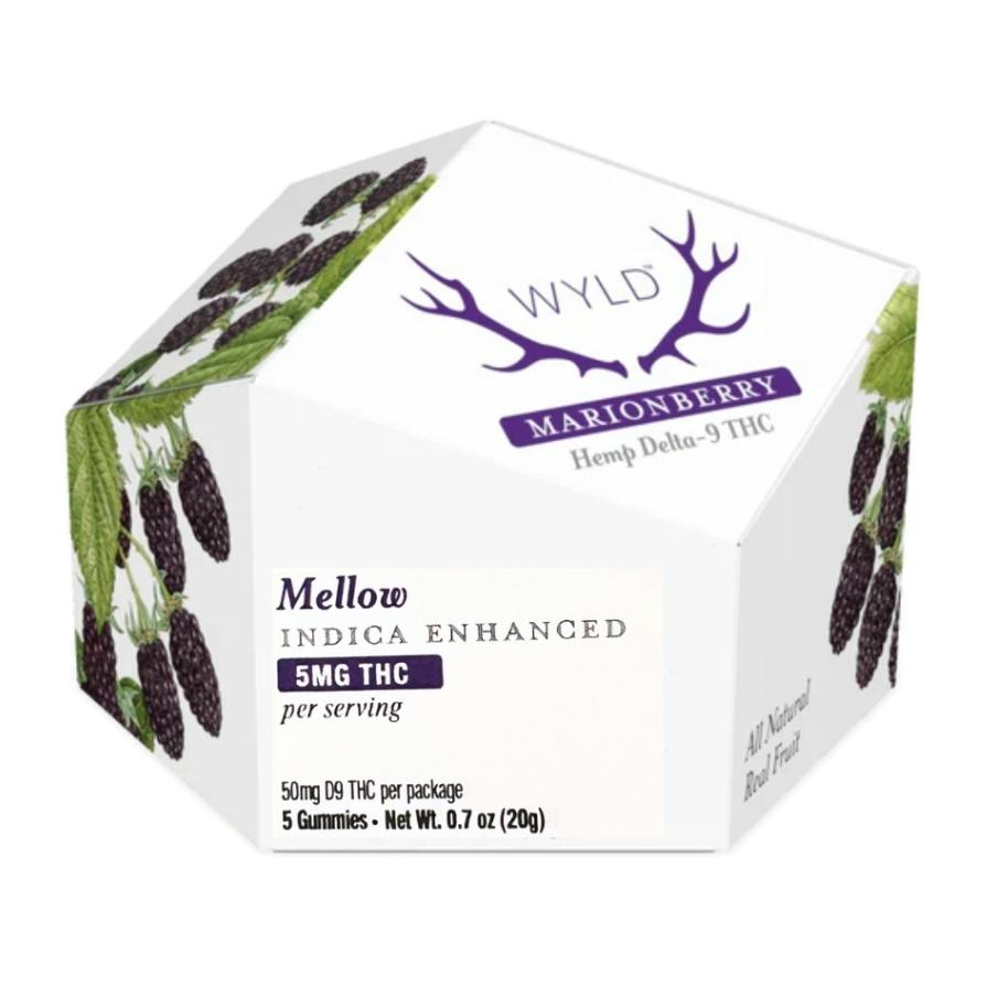WYLD Marionberry gummies 50mg THC
