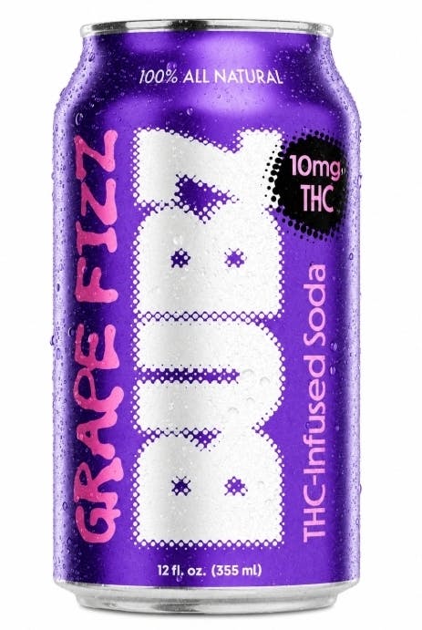 BUBZ Grape Fizz THC Soda 10mg at Winona Dispensary | Local Cannabis Dispensary