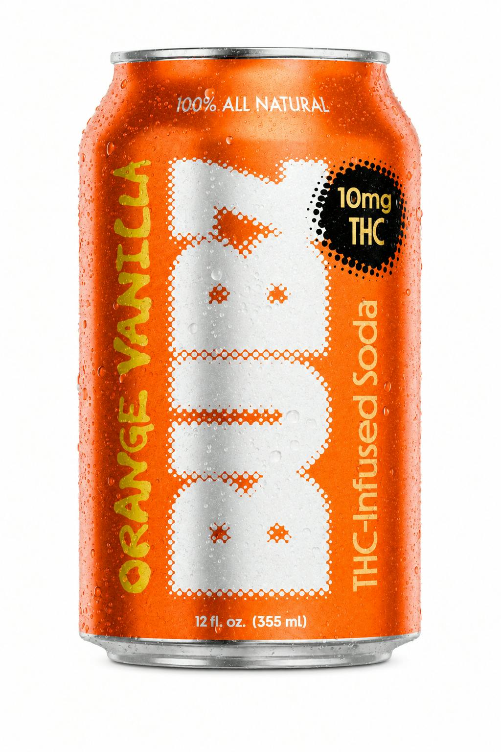 BUBZ Orange Vanilla THC Soda 10mg at Winona Dispensary | Local Cannabis Dispensary