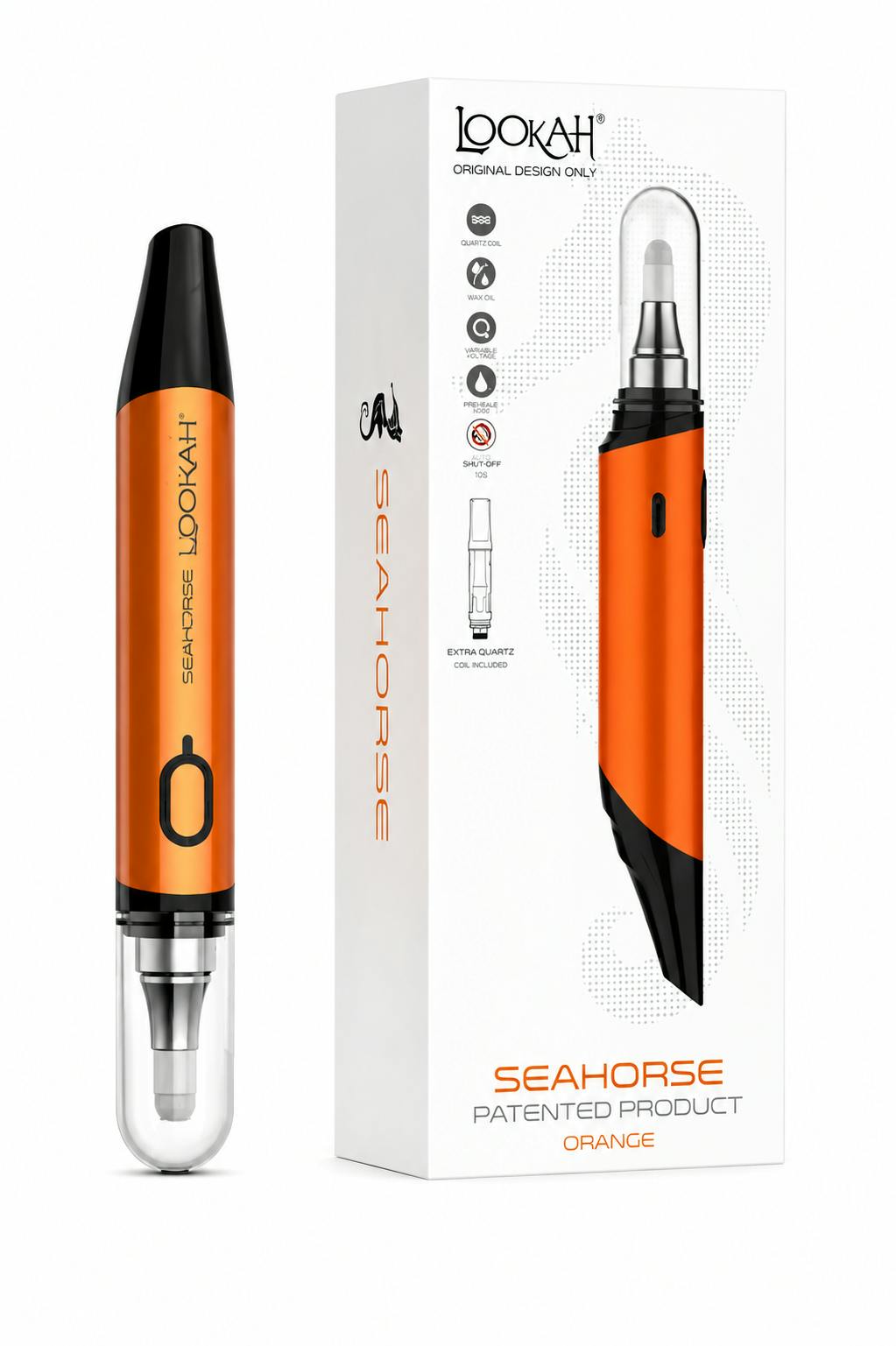 Lookah Seahorse 2 In 1 Concentrate and 510 Thread Vaporizer