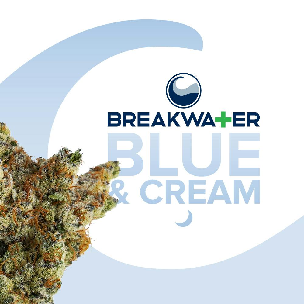 Breakwater Blue & Cream Flower 3.5g