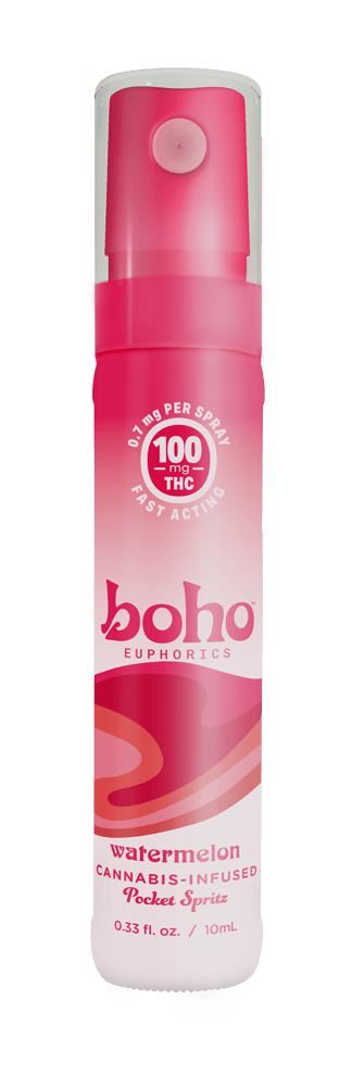 Boho Euphorics Pocket Spritz | Watermelon Oral Spray 100mg