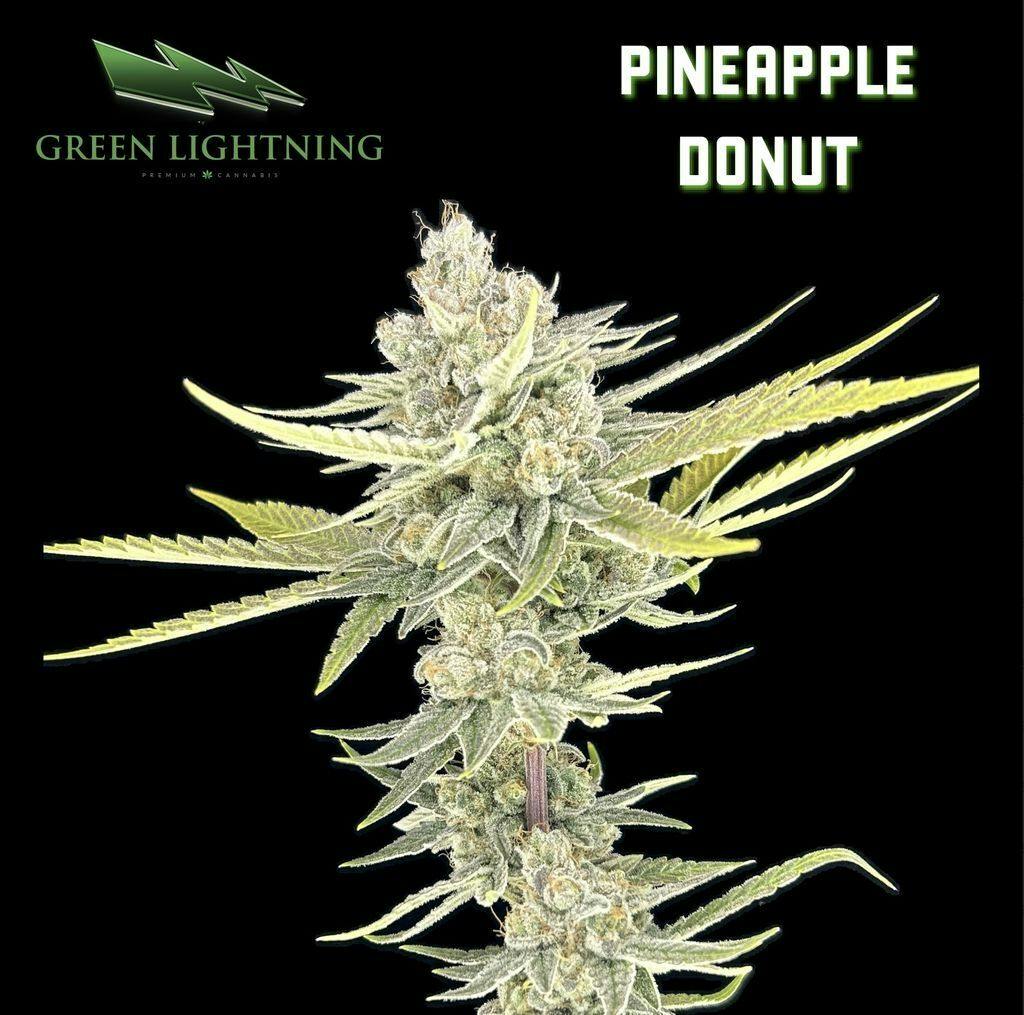 Green Lightning Pineapple Donut Smalls 3.5g