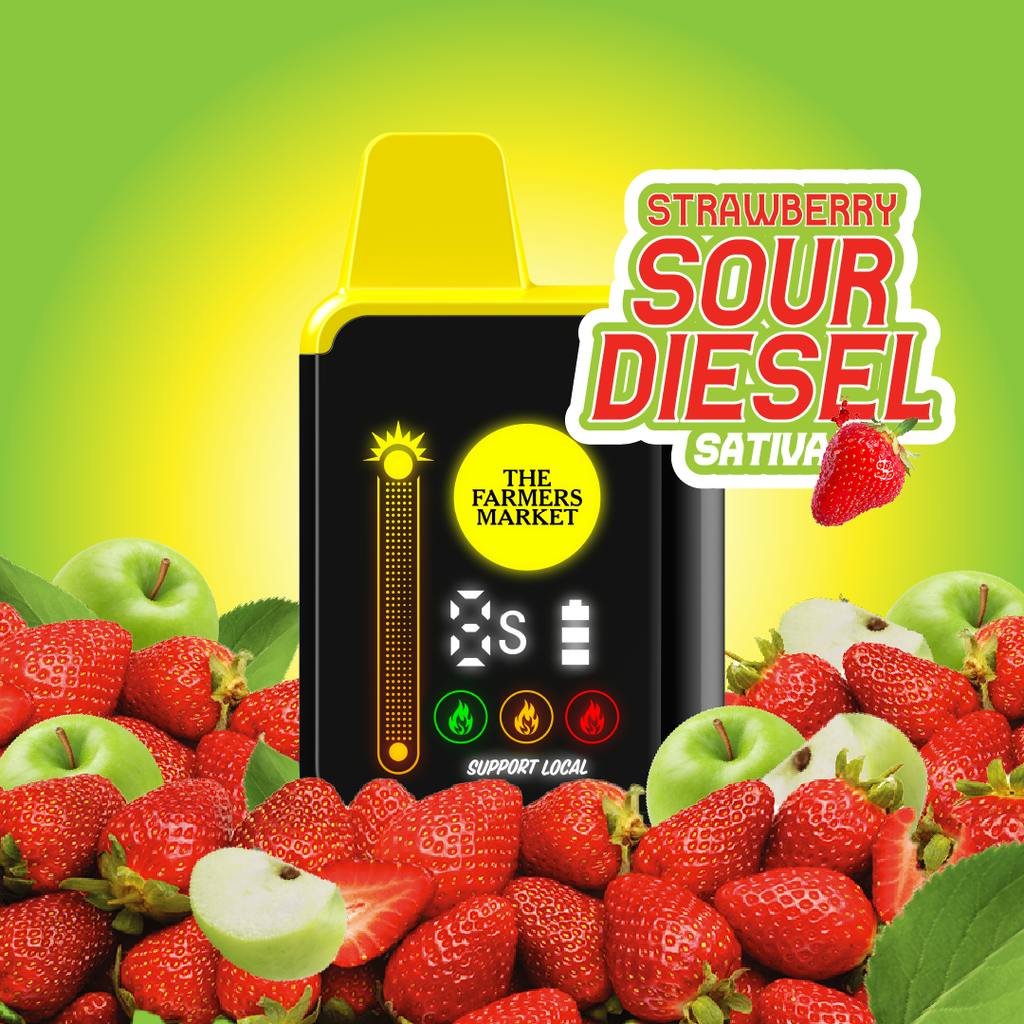 The Farmers Market Strawberry Sour Diesel | Digital Disposable 1g