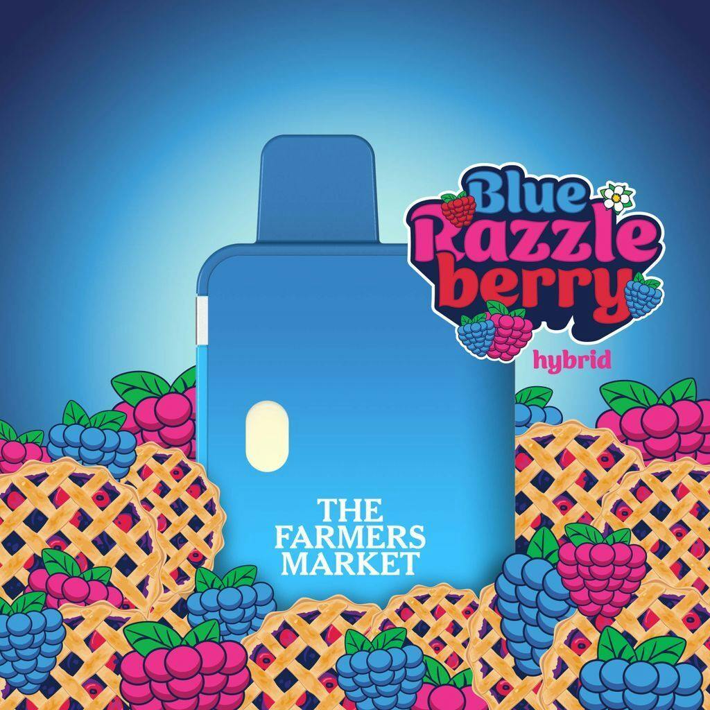The Farmers Market Blue Razzleberry Disposable 1g