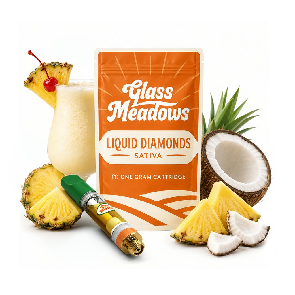 Glass Meadows Liquid Diamond Pina Colada Cartridge 1g