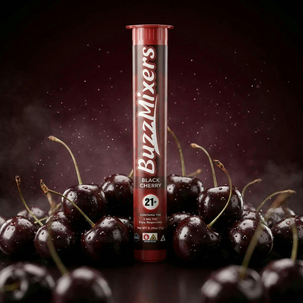 BuzzMixers Black Cherry Soluble Powder 10mg