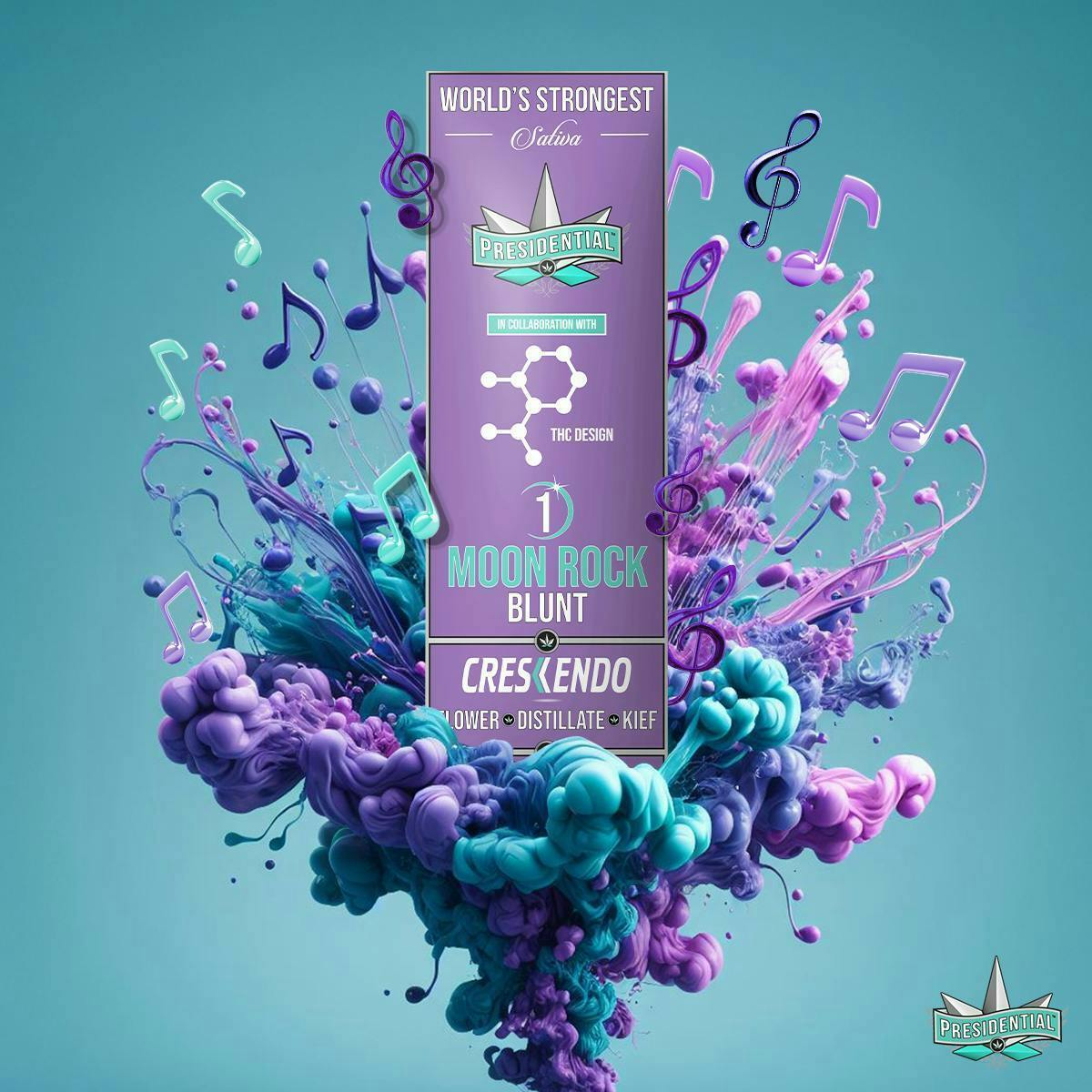 Presidential: Pr - Moon Rock Blunt - Blue Dream