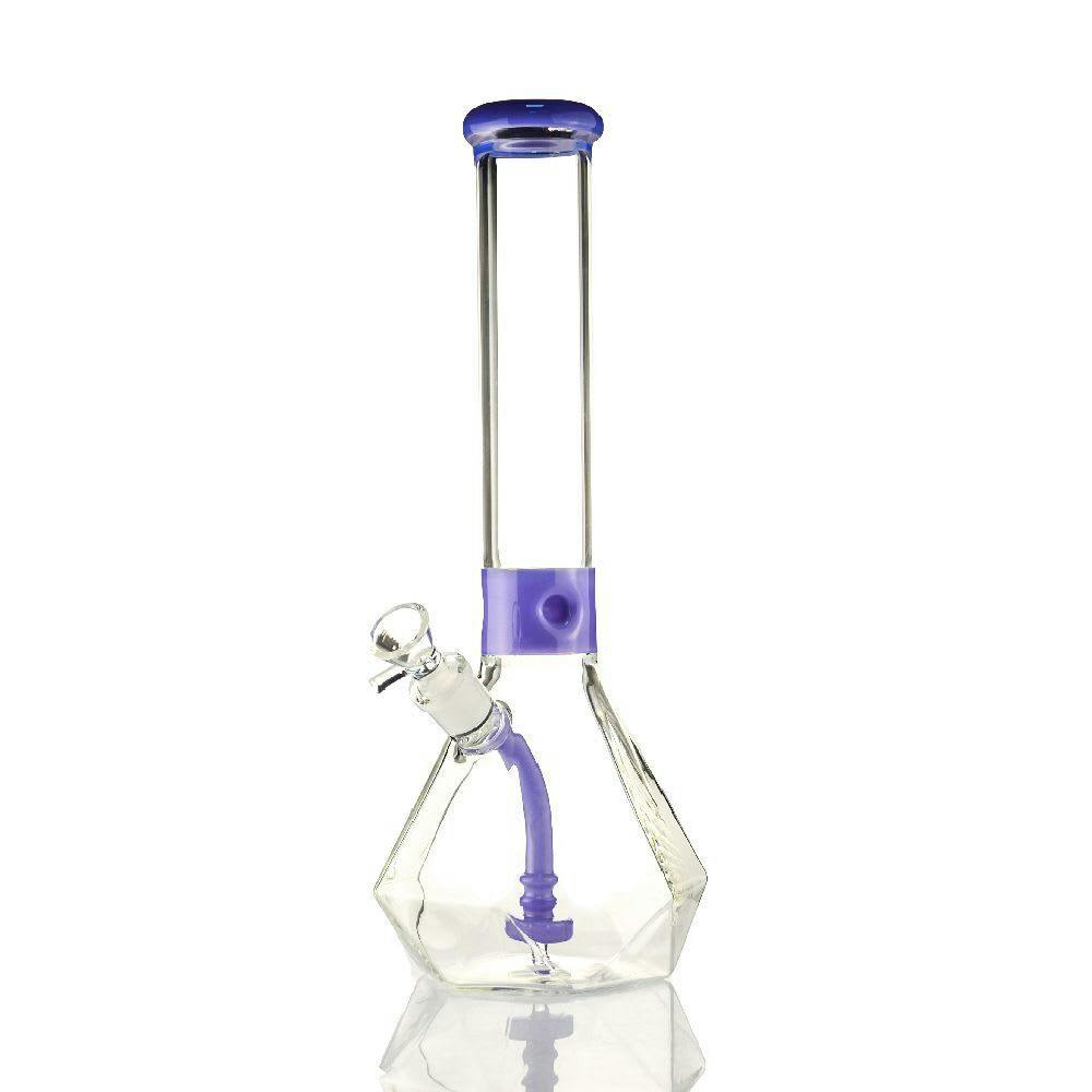 Purple Glass Bong w Perc