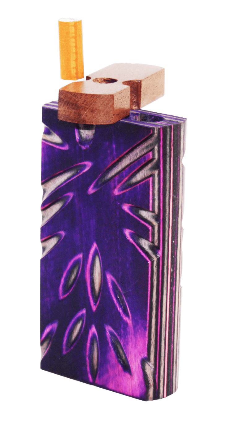 One Hitter-Wood Dugout w Bat - Purple