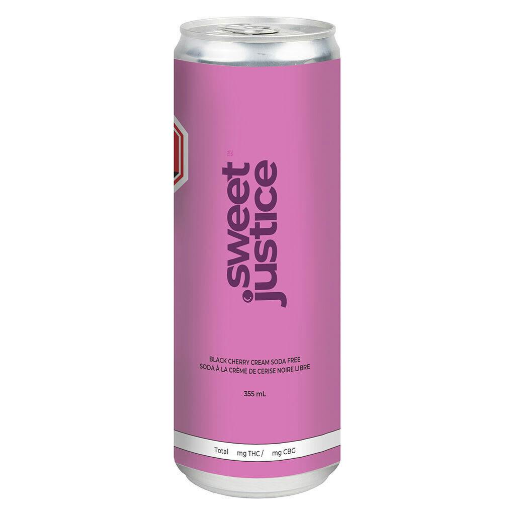 Black Cherry Cream Soda Free 10THC + 10 CBG 355ml