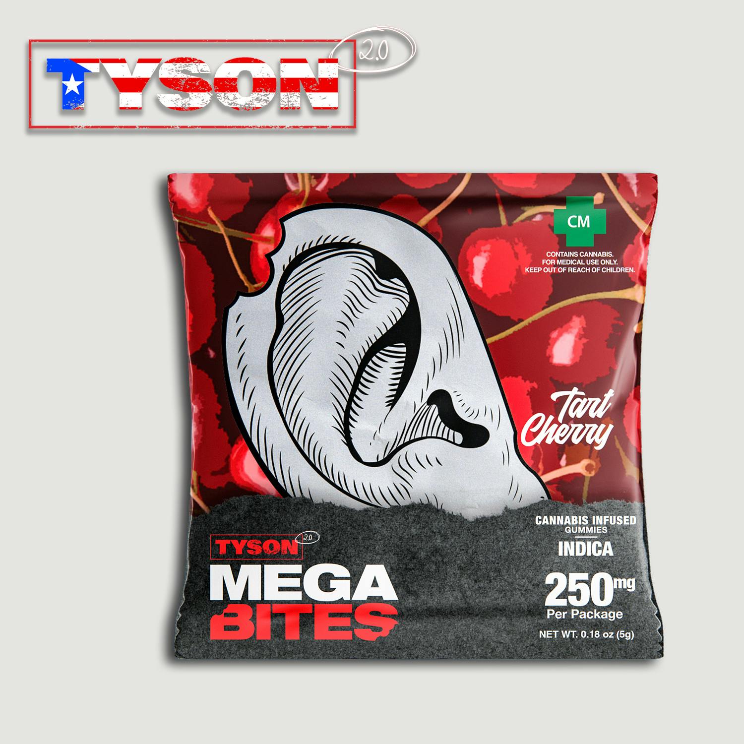 Tart Cherry Gummy Indica 100 mg