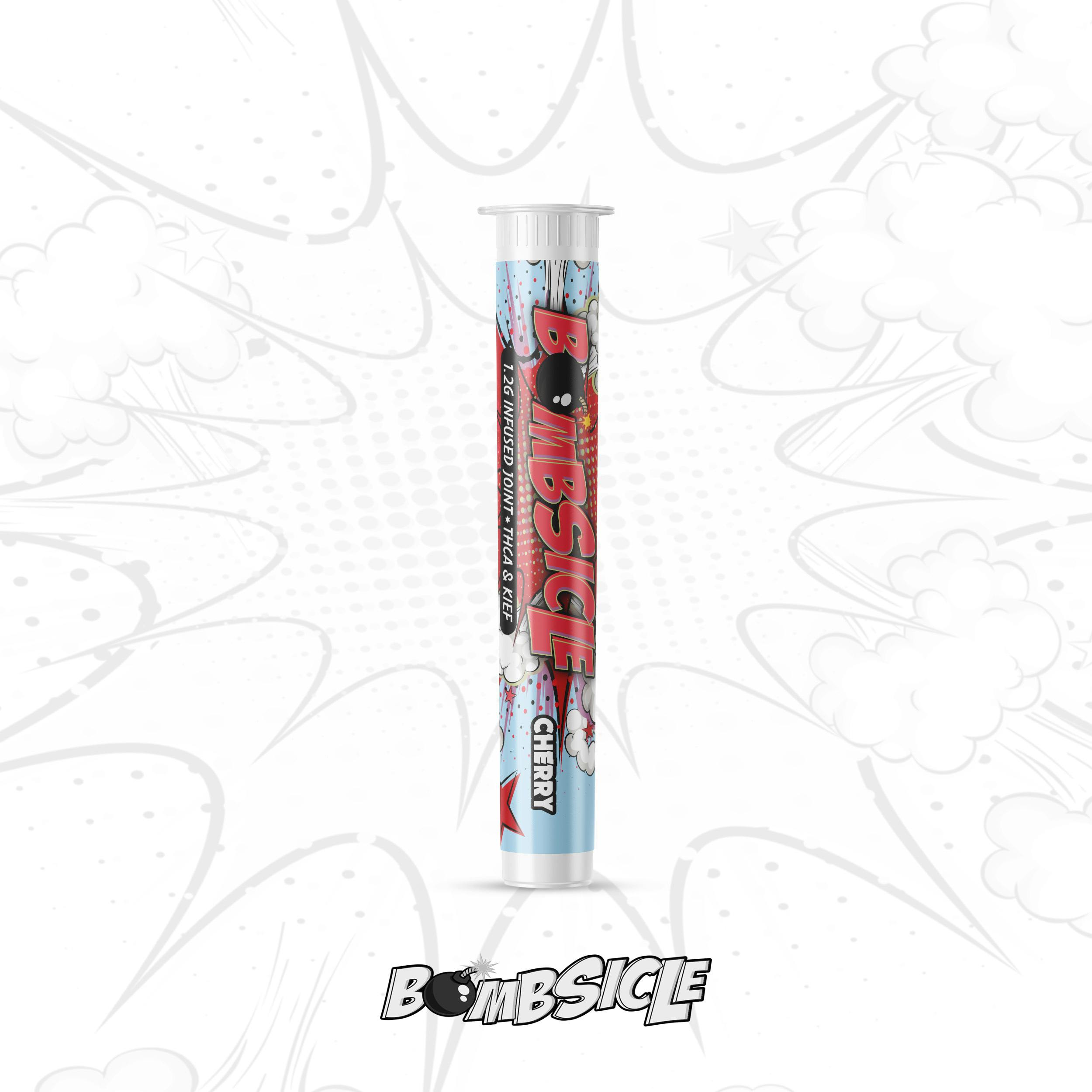 Bombsicle 1.2g THCa & Kief Infused Preroll Cherry