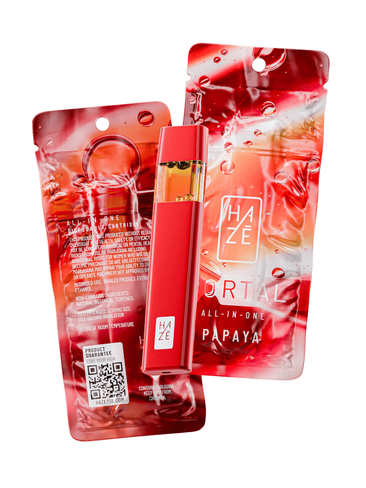 Haze Portal-Disposable-Distillate-1g-Papaya (I)