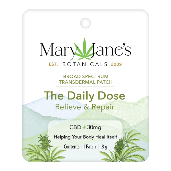 Mary Jane's Medicinals-Transdermal Patch-30mg CBD (THC-Free)