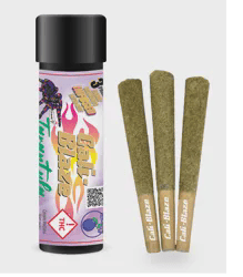 Cali Blaze-Infused Preroll Pack-3 x 0.625g-Blueberry (I)