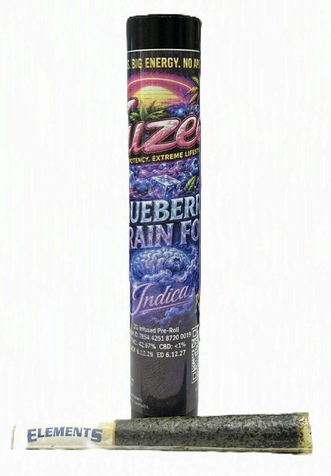Blueberry Brain Fog (2G) | Infused Preroll | Indica