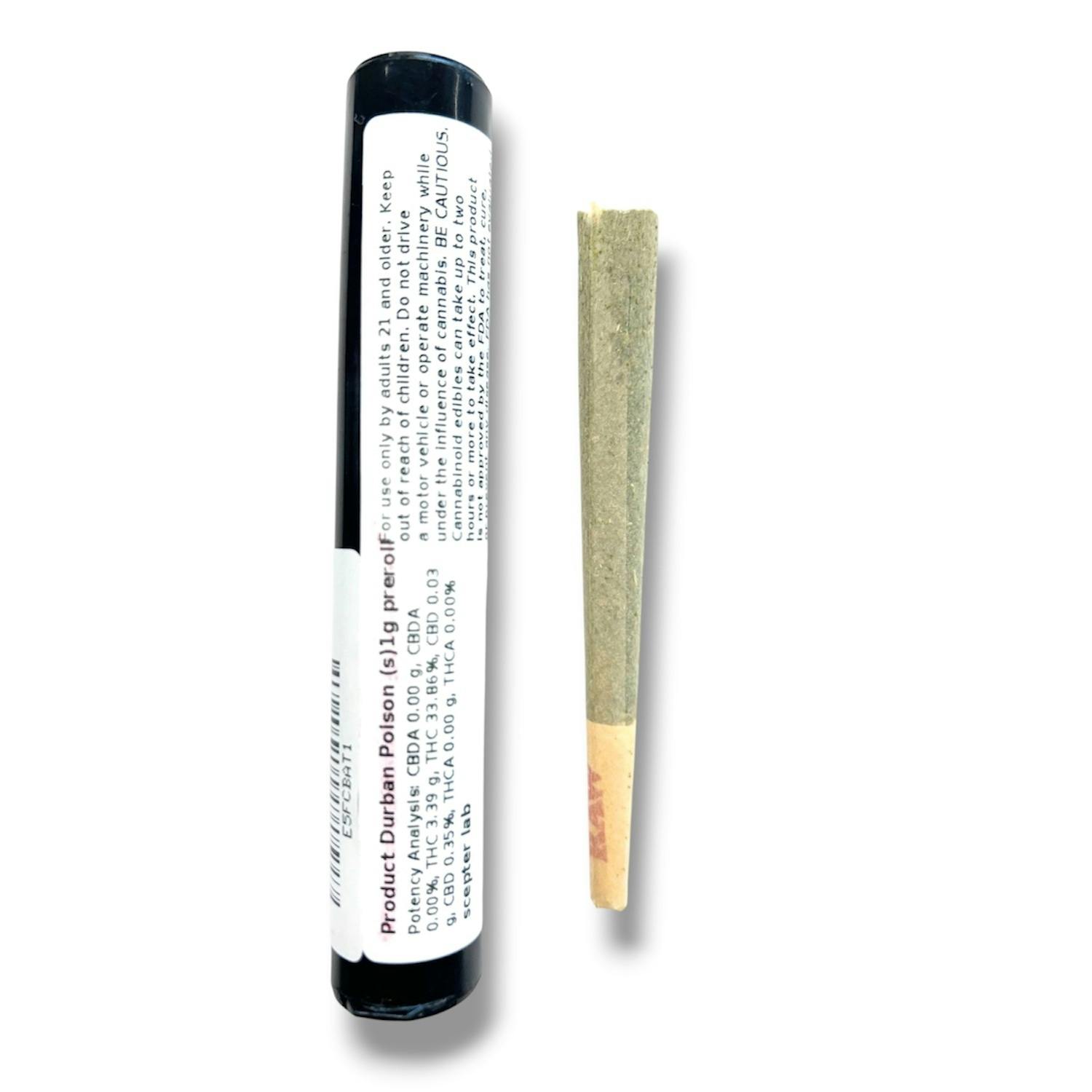 Durban Poison (1G) | Preroll | Sativa