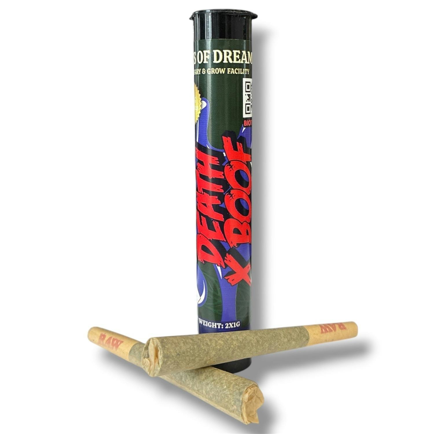 Death x Boof (2G) | Preroll 2pk | Indica