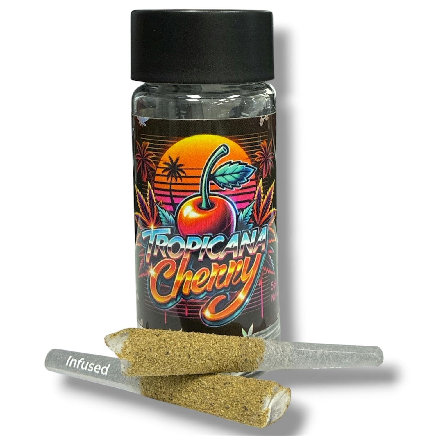 Hash Rippers | 5pk | Tropicana Cherry | infused preroll | Sativa