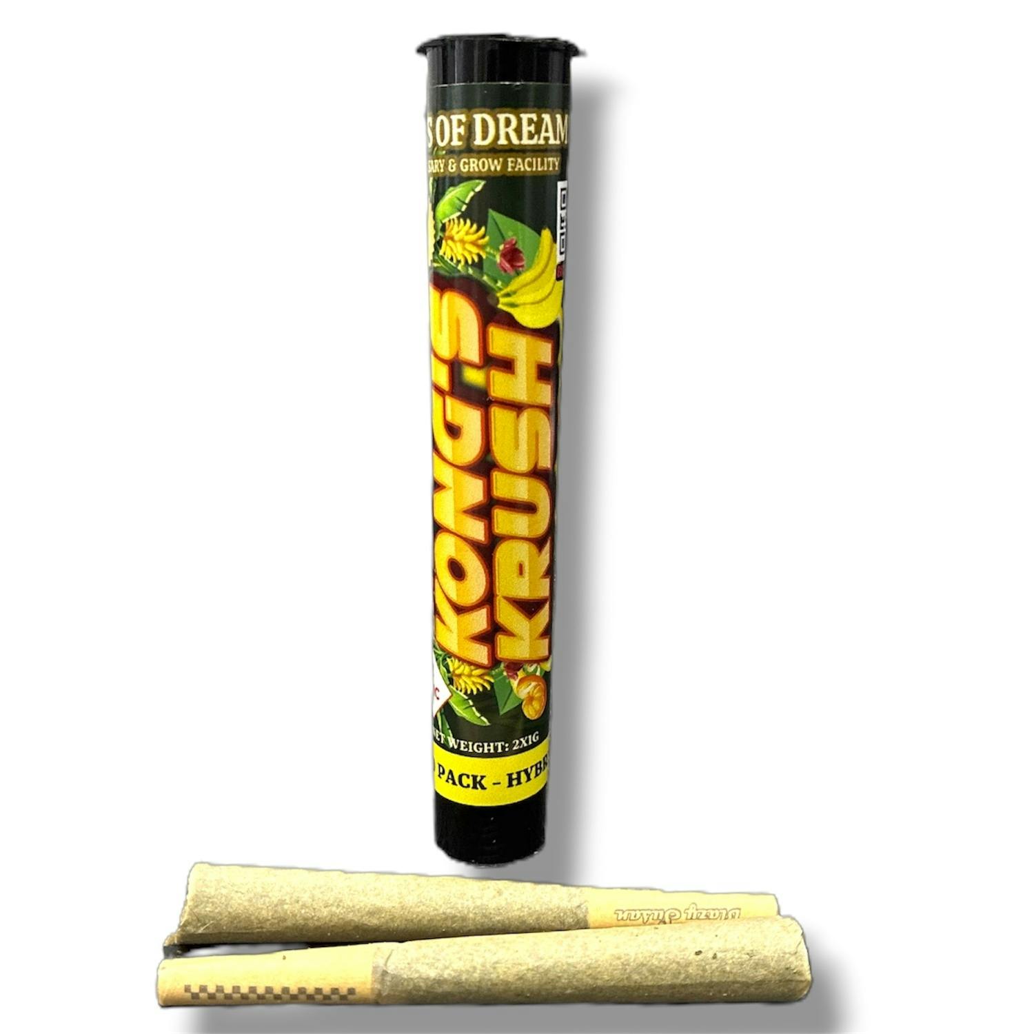 Kongs Krush (2G) | Preroll 2pk | Hybrid